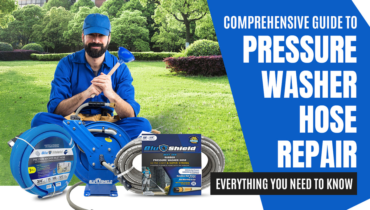 Pressure Washer Hose Repair Guide Quick DIY for Leaky Hoses TheBlueHose