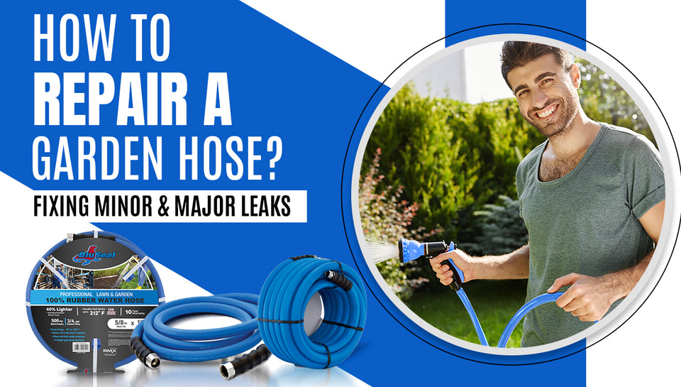 How to repair a garden hose?