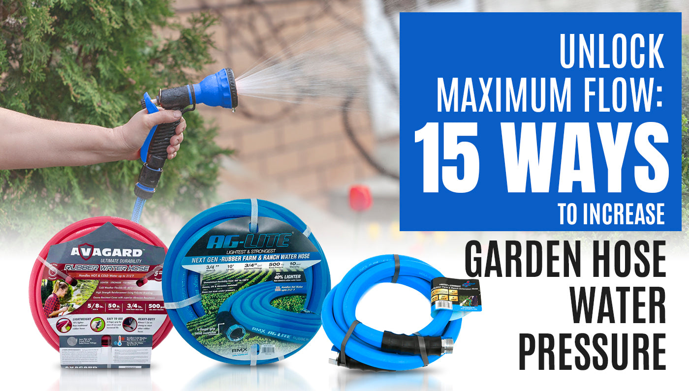 Unlock Maximum Flow: 15 Ways to Increase Garden Hose Water Pressure