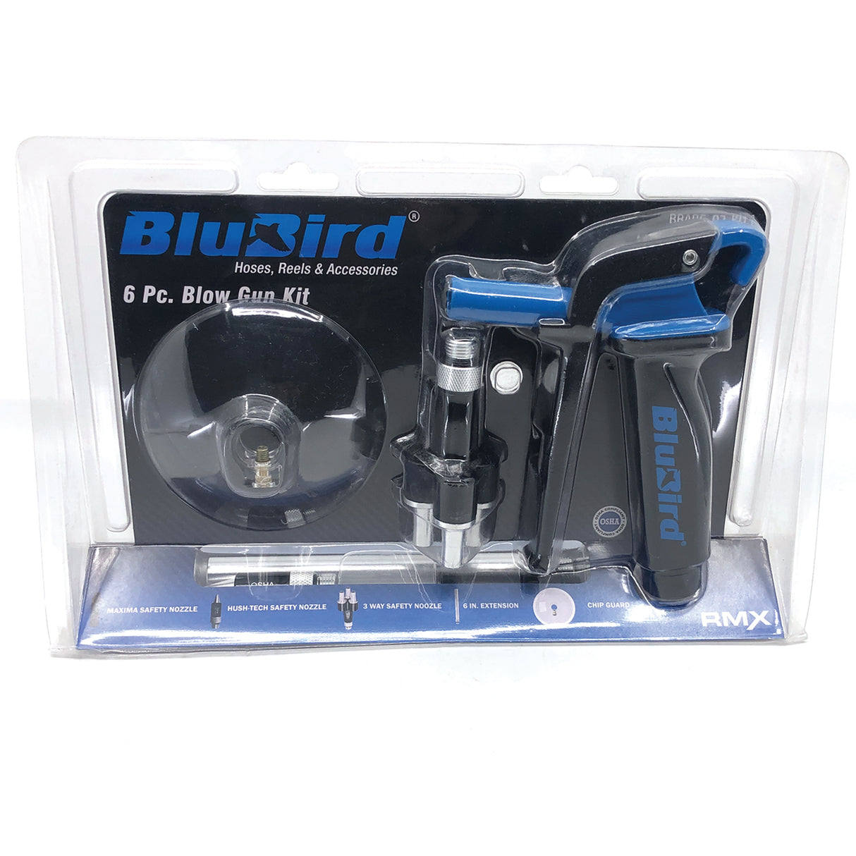 BluBird HF1 10-Pc Air Blow Gun Kit