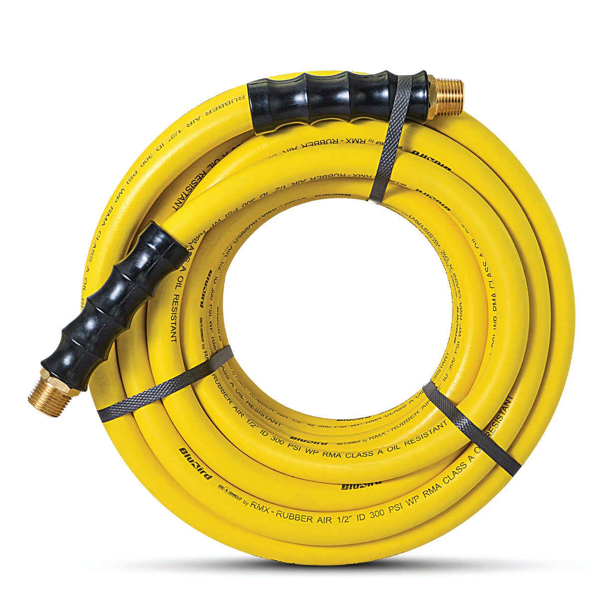 OilShield Rubber Air Hose Assembly 1/2" x 50'