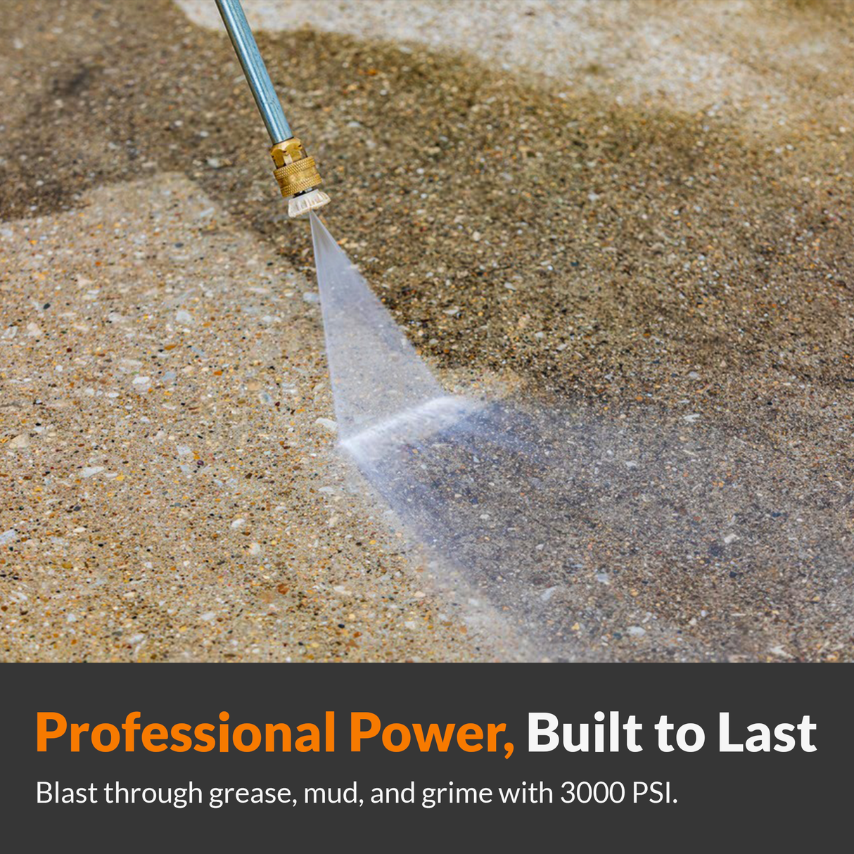 BluShield HumpBack 3000PSI All-in-One Pressure Washer System, Auto-Retractable Hose Reel, Industrial Pump, Accessories