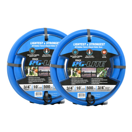 AG-Lite 3/4 inch Irrigation Hose | 500 PSI |  Agriculture Grade | 100% Rubber Hose
