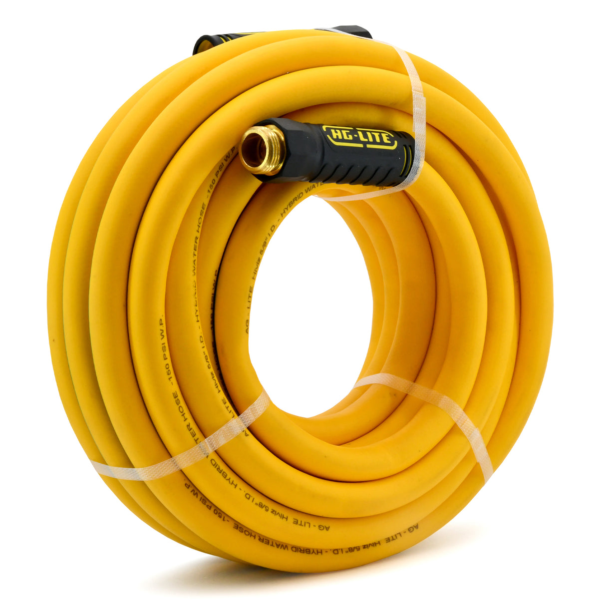 Tuyau d'arrosage hybride AG-Lite 5/8" X 25' - Jaune - Haute visibilité