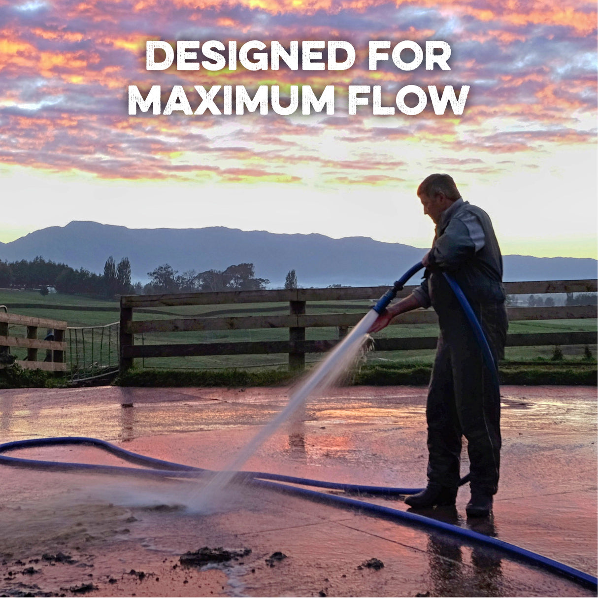 Ag-Lite 1" x 25' Heavy-Duty Rubber Water Hose