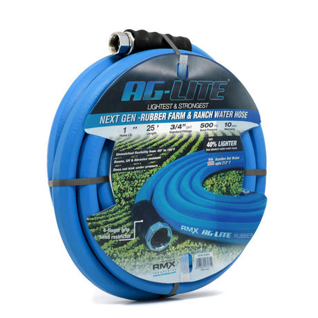 AG-Lite Rubber Water Hose Assembly 1" x 25'