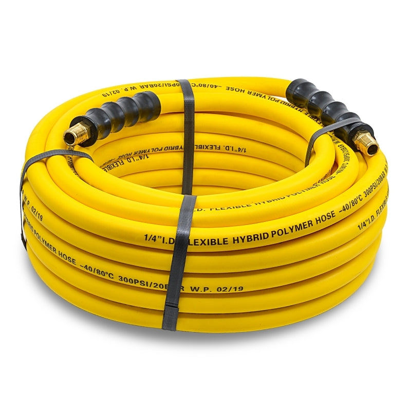 Avagard Hybrid Air Hose Assembly 1/4" Male-NPT, 300 PSI, Rubber/PVC Polymer