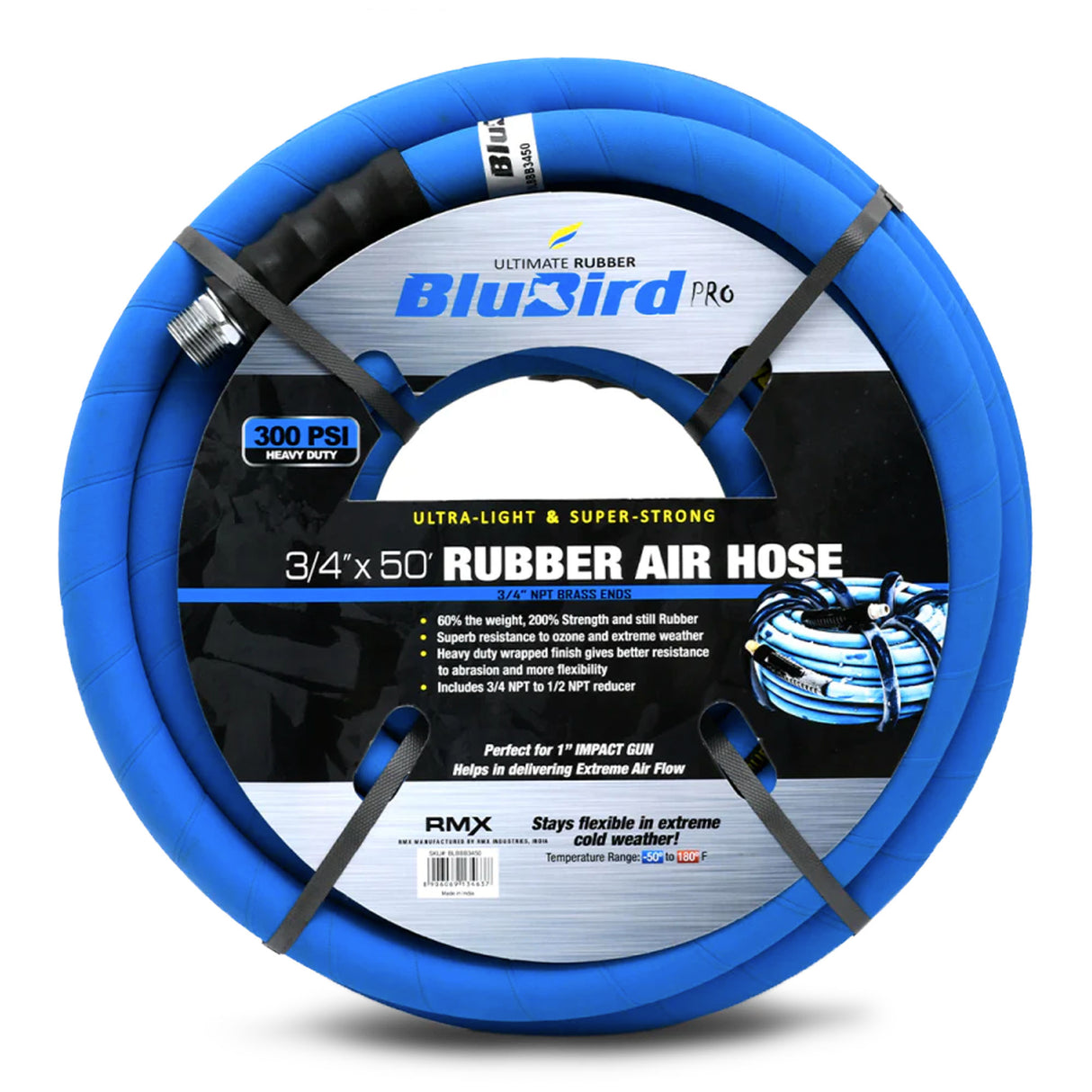 Blubird Rubber Air Hose 3/4