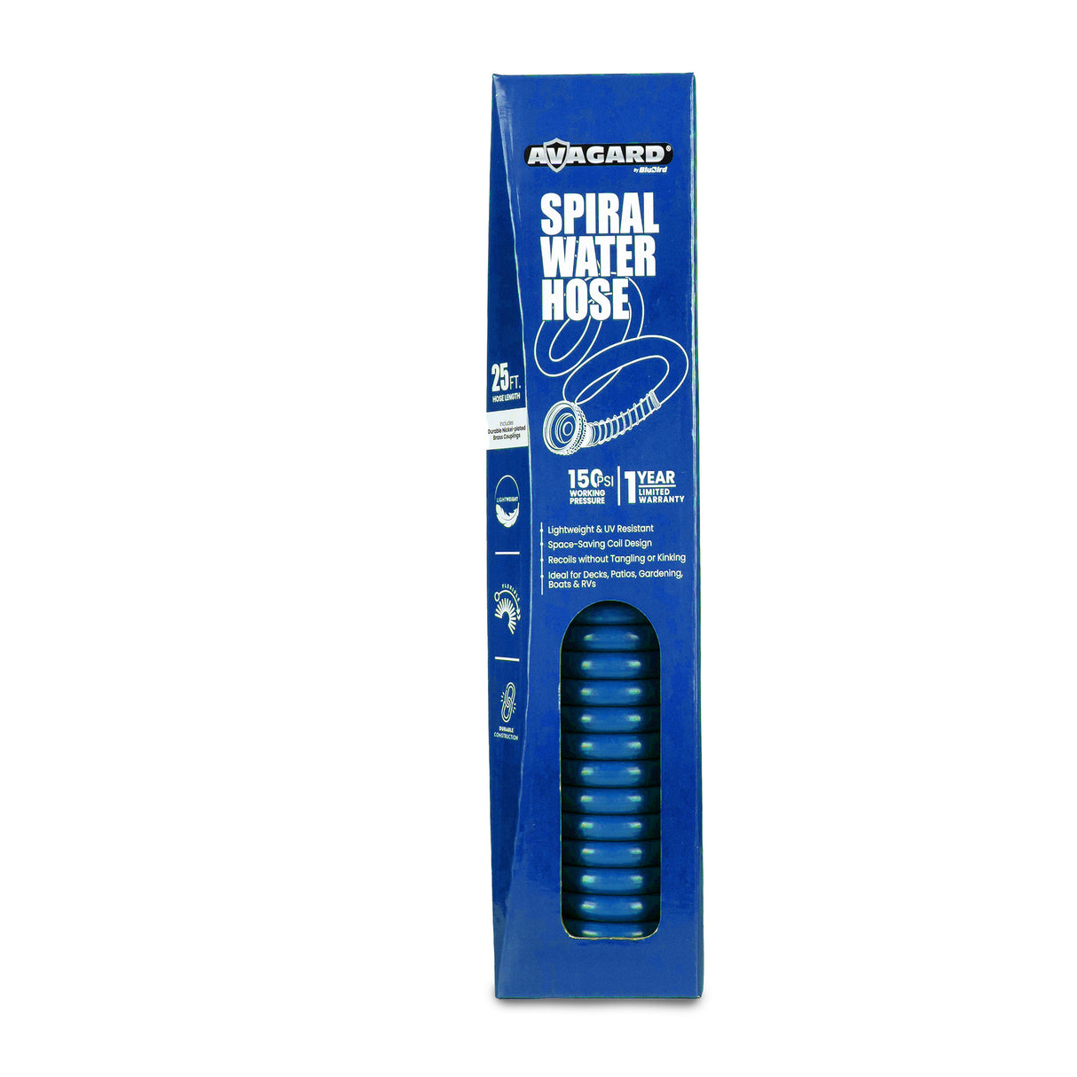 Spiral Water Hose blue