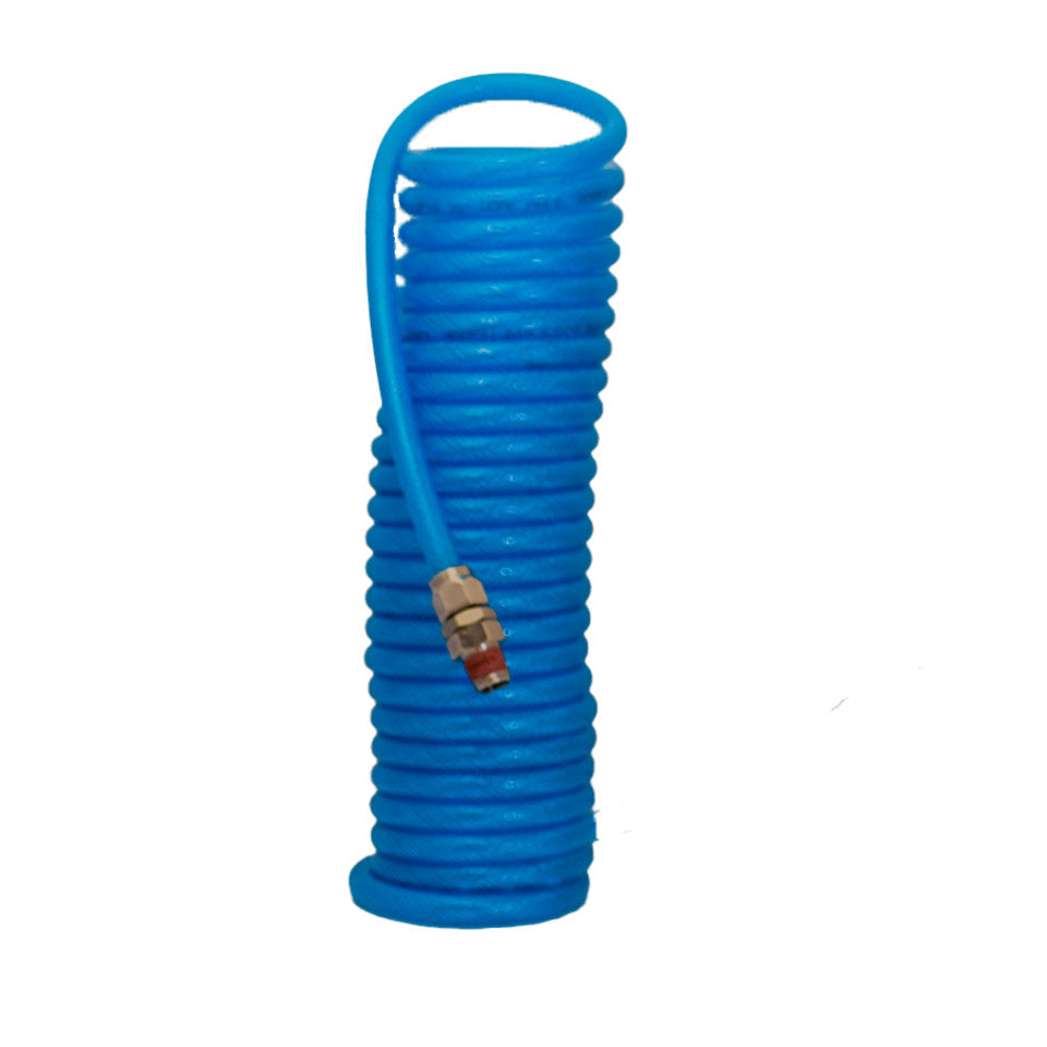 RapidAir CH3825-6 Coil Hose - 1/4" Male NPT Swivel Ends (Reinforced Polyurethane)
