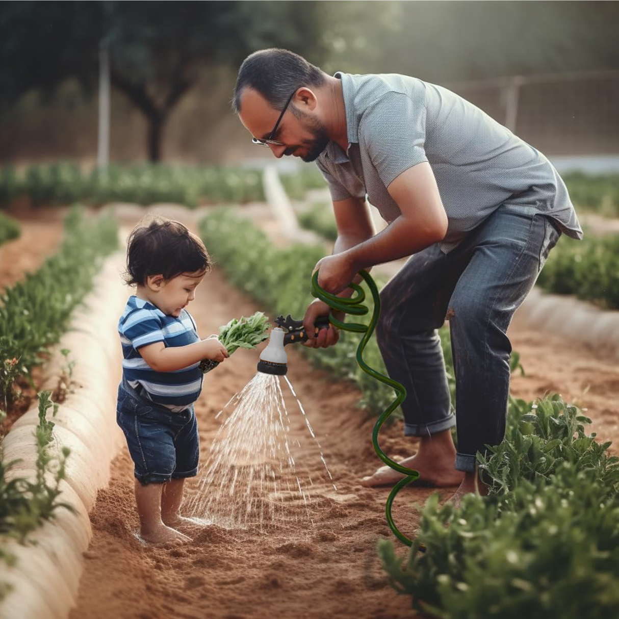 Avagard Recoil Water Hose 3/8" X 75' Green