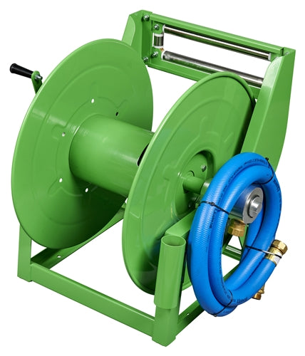 Underhill 1″ Deluxe Hose Caddie Reel with 10 ft. Blue Leader Hose, Hose Guide & Twist-Ease Fitting (HC-100-D)