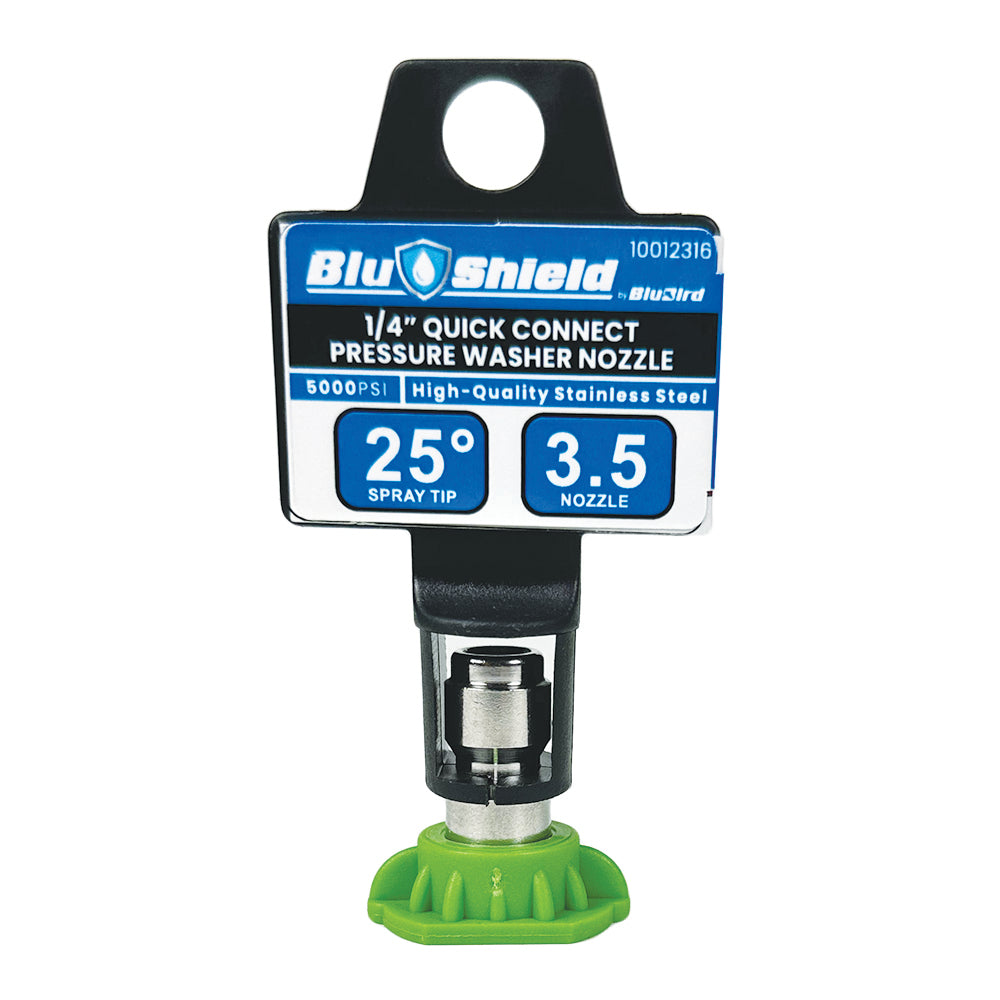 BluShield 3.5 Orifice 15° Quick Disconnect Pressure Washer Spray Tip