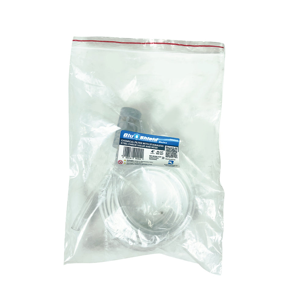 BluShield Cleaning Solution Siphon Hose and Filte