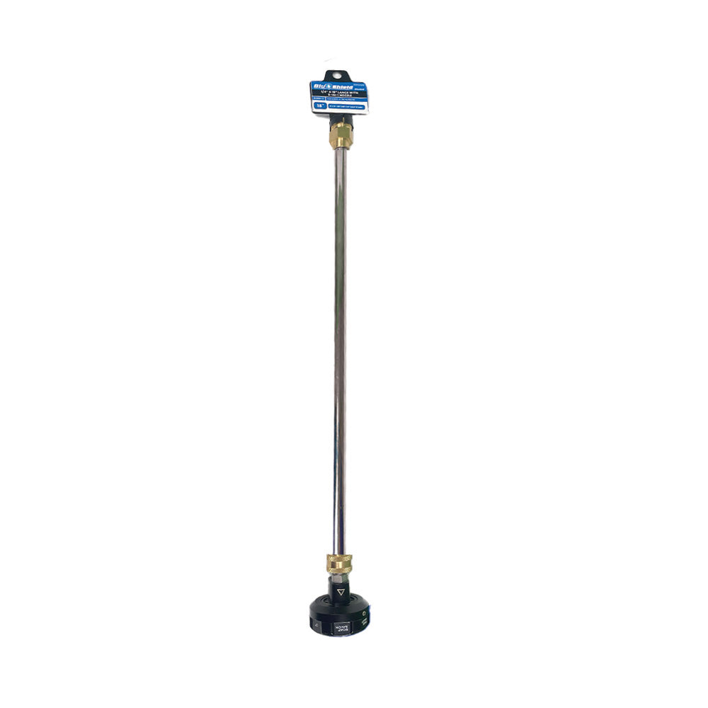 BluShield 3000 PSI 18" Multi-Tip Adjustable Pressure Washer Nozzle with Male Metric Wand