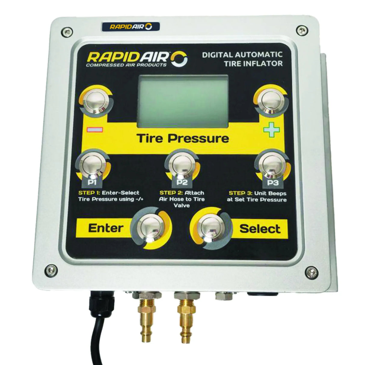 RapidAir K3063 Three Preset Wall Mount Tire Inflator