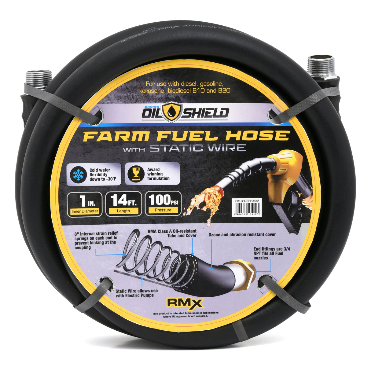 OilShield Oil Transfer Fuel Hose