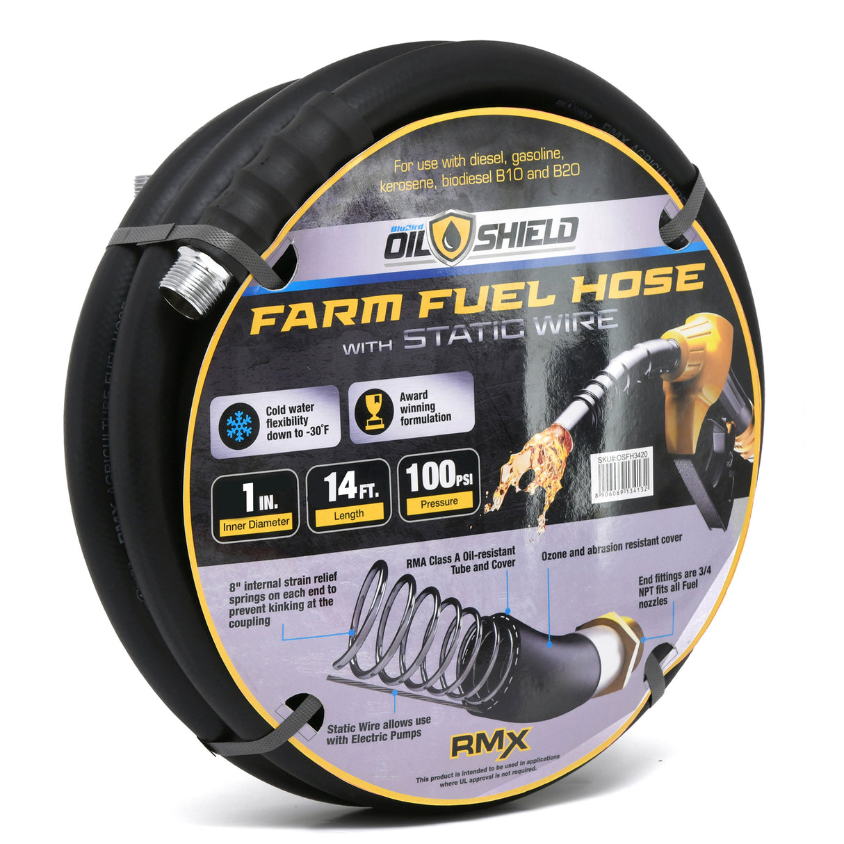 OilShield Oil Transfer Fuel Hose