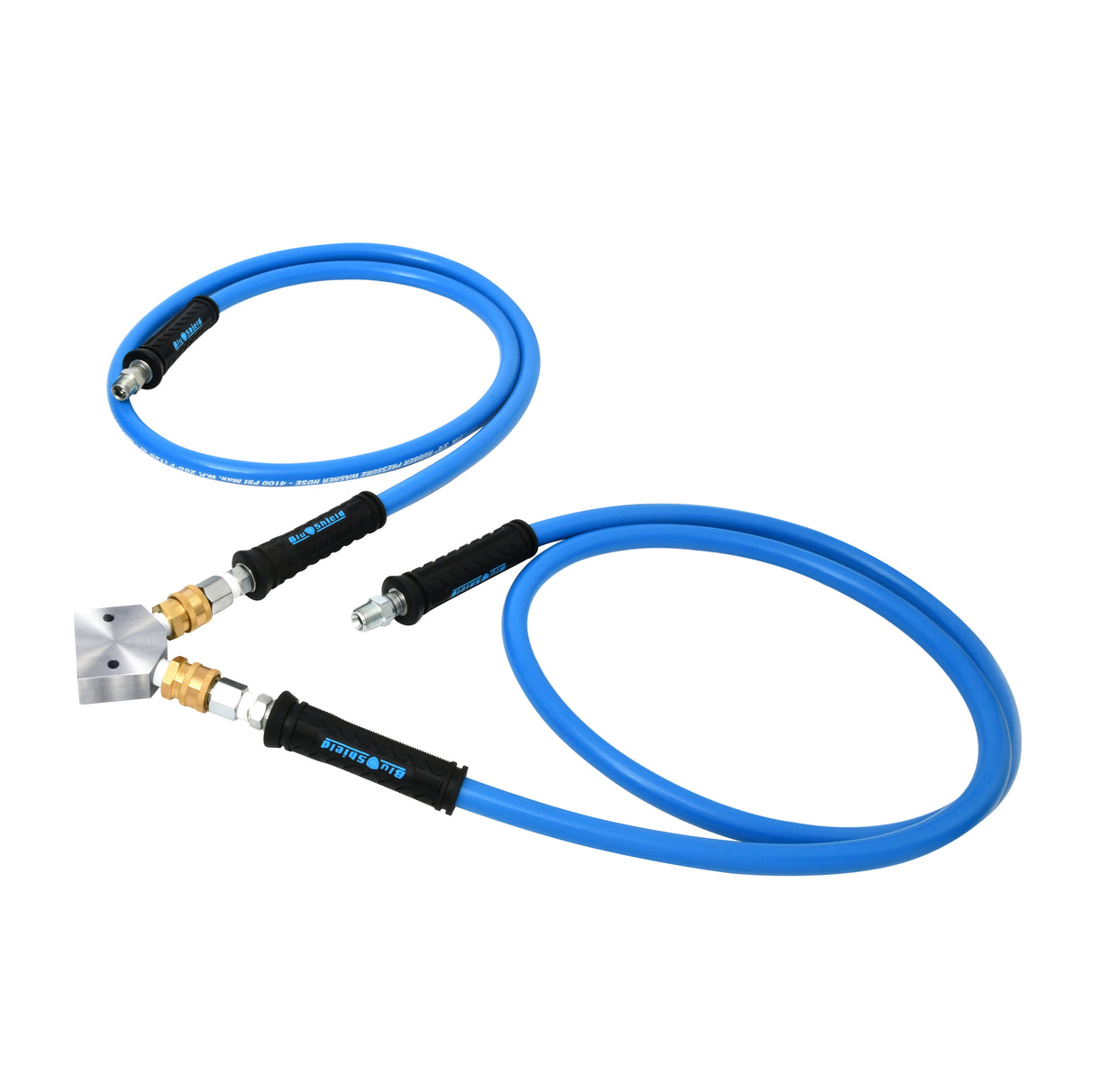 BluShield U-BLoX 3812 – High-Pressure 3/8” & 1/2” NPT Connection Kit | 6,000 PSI | ToughTek Hose