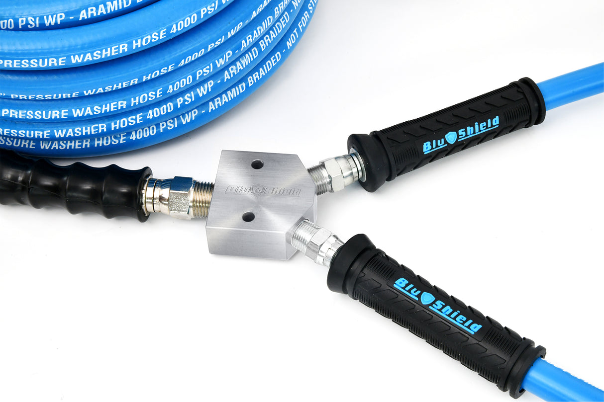 BluShield U-BLoX 3812 – High-Pressure 3/8” & 1/2” NPT Connection Kit | 6,000 PSI | ToughTek Hose