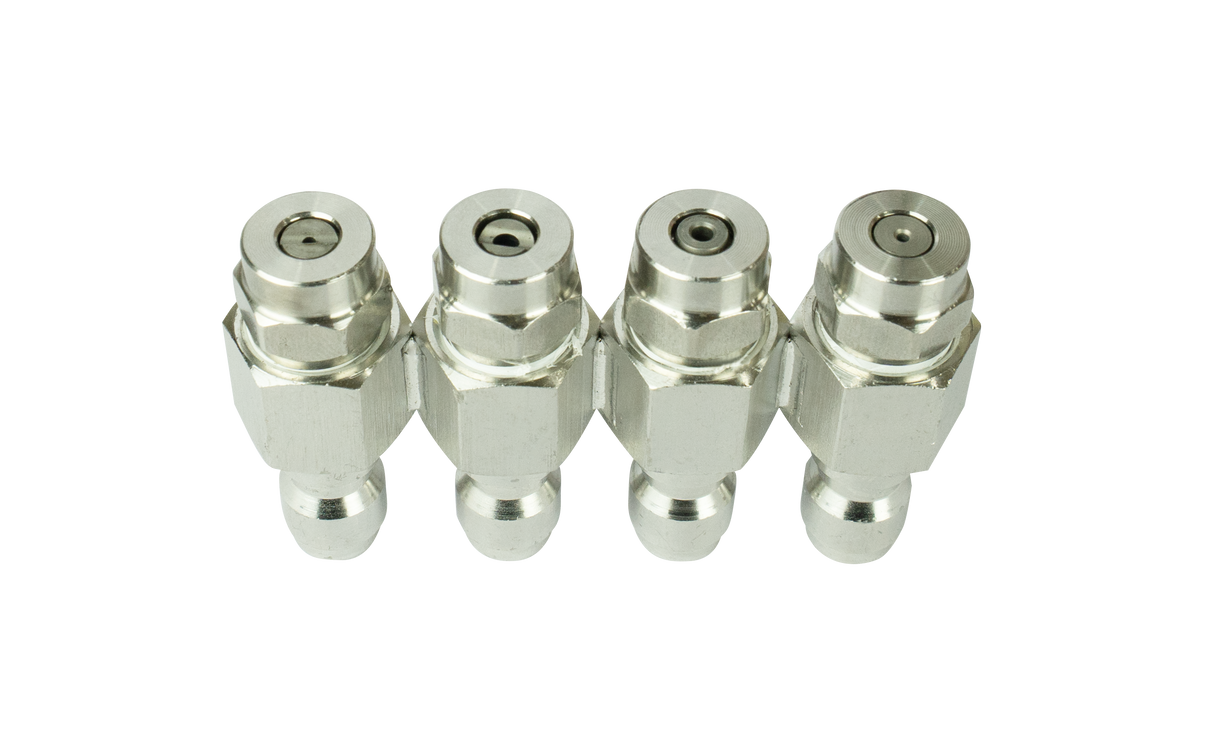 BluBird J-Rod Pressure Washer Nozzle Kit | 4-in-1 Quick-Connect Nozzle Set