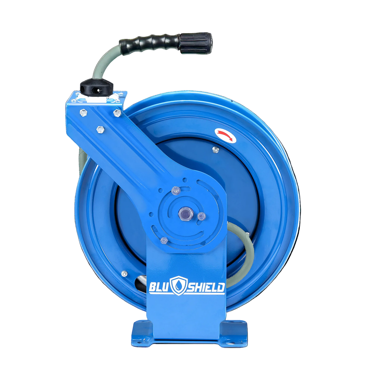 BluShield 1/4" x 50' Pressure Washer Hose Reel