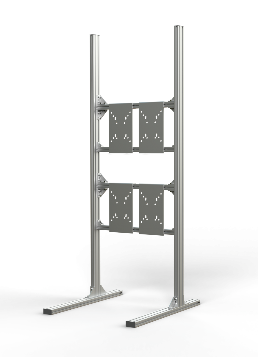 Aluminium Reel Stand - 4 Reels