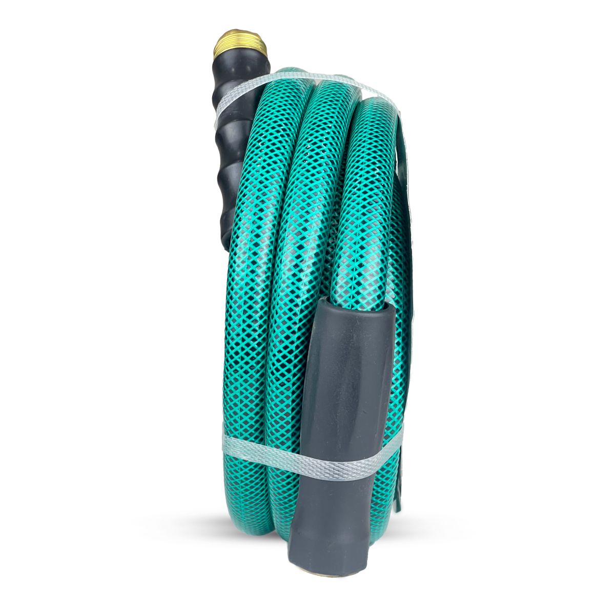 Avagard PVC Water Hose Assembly 5/8" X 15', 3/4" Male and Female GHT Fittings. 500 PSI Burst Rating. Includes Extra Washer and Bend Restrictor. 2 Pack