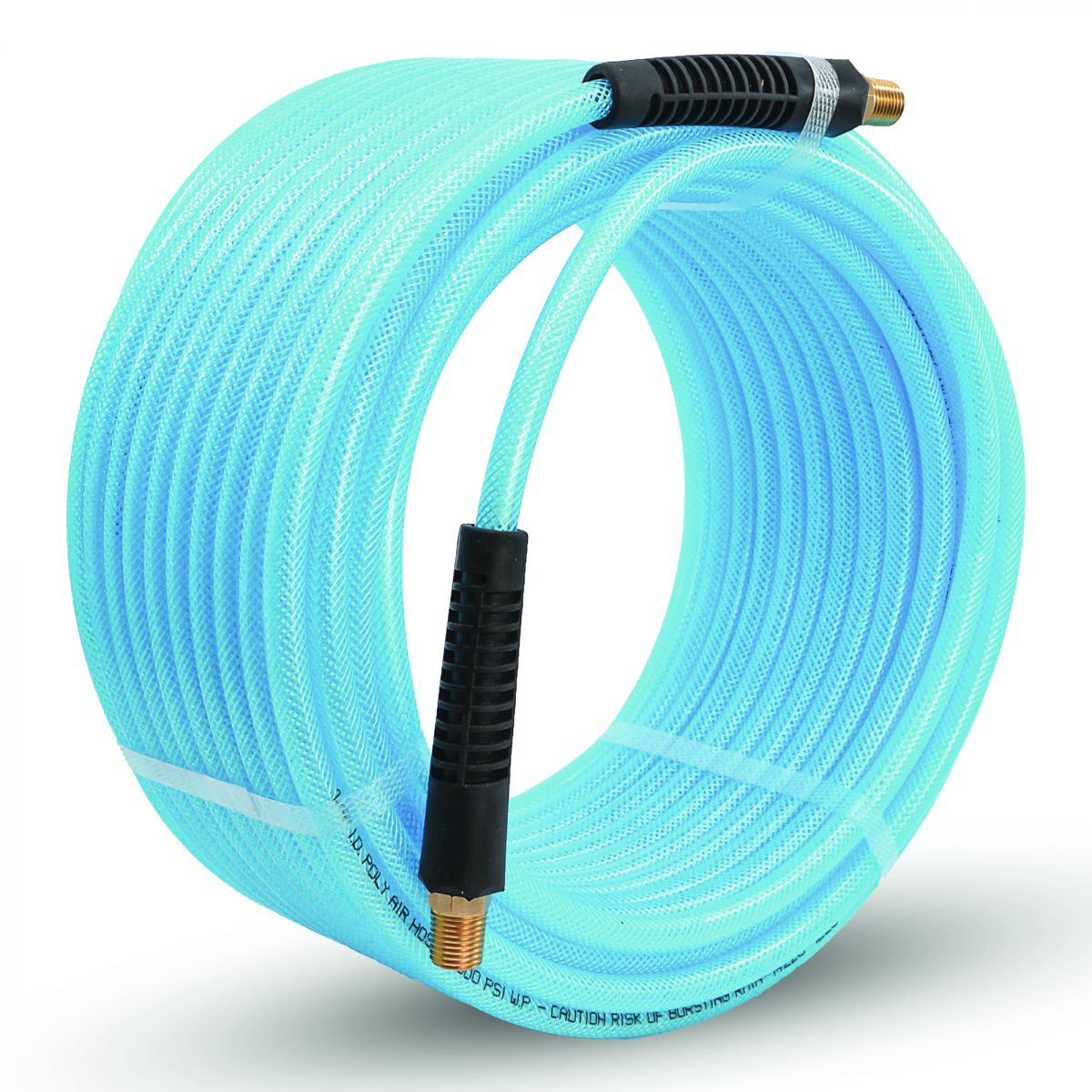 BluBird 1/4" Poly Air Hose with Fast FiX™ Field Repairable Fitting & Quick Connect Coupler