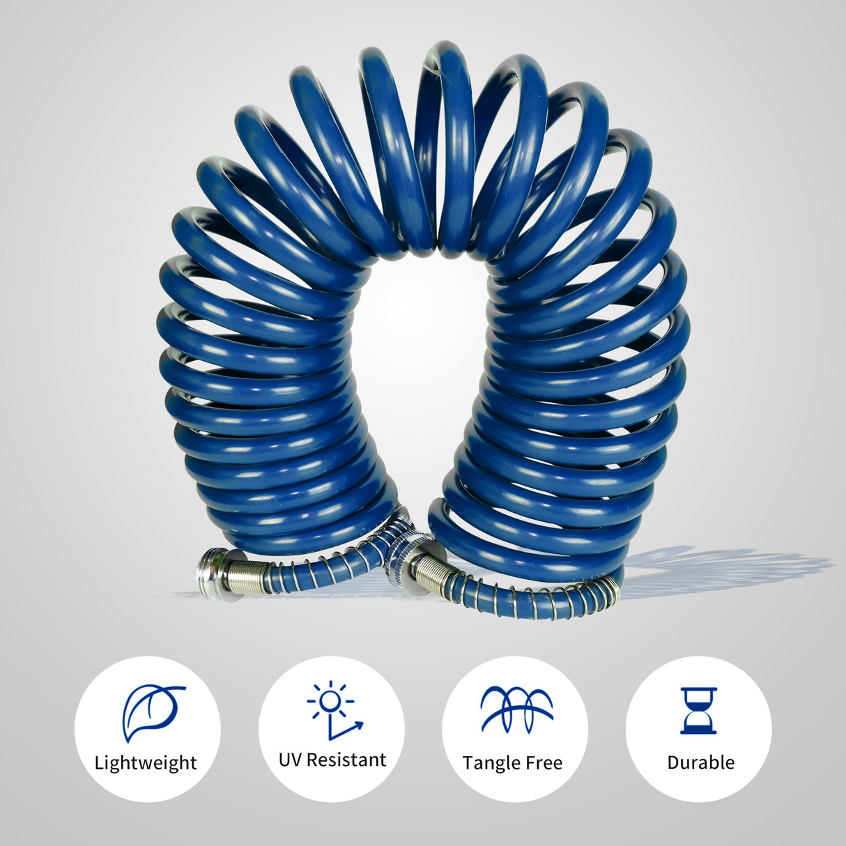 Avagard Recoil Water Hose 3/8" X 75' blue