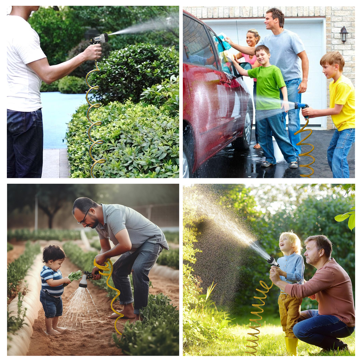 Avagard Recoil Water Hose 3/8" X 75' yellow