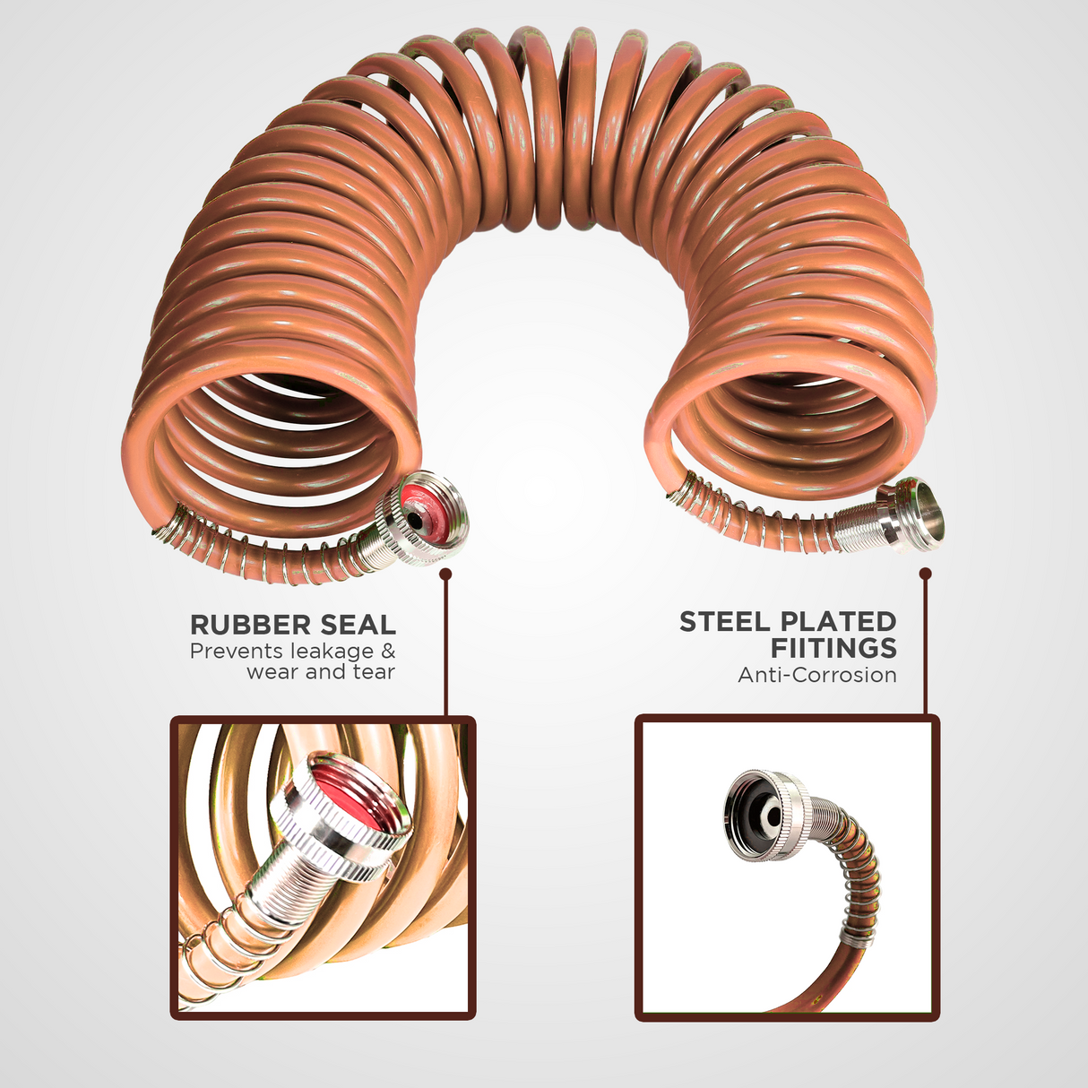 Avagard Recoil Water Hose 3/8" X 75'