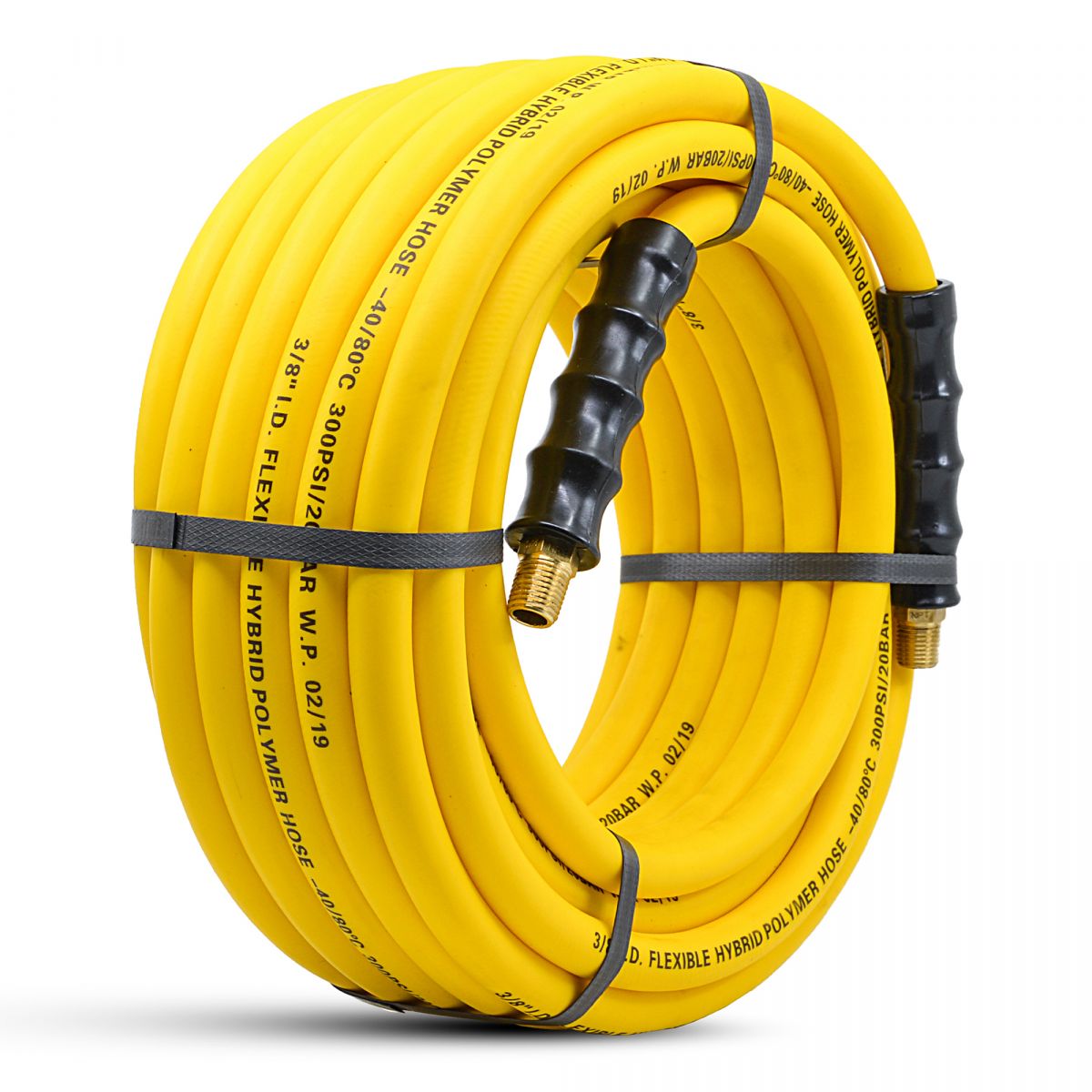 Avagard 3/8" Hybrid Polymer Air Hose – Lightweight, Kink-Resistant, High-Performance with Brass Fittings