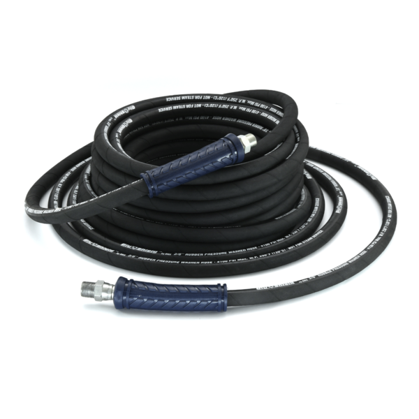 Aramid Braided 3/8" x 200' Rubber Pressure Washer Hose