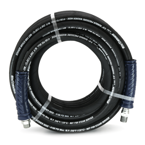 BluShield Aramid Braided 3/8" Rubber Pressure Washer Hose 4100PSI , Backed By 1 yr Warranty