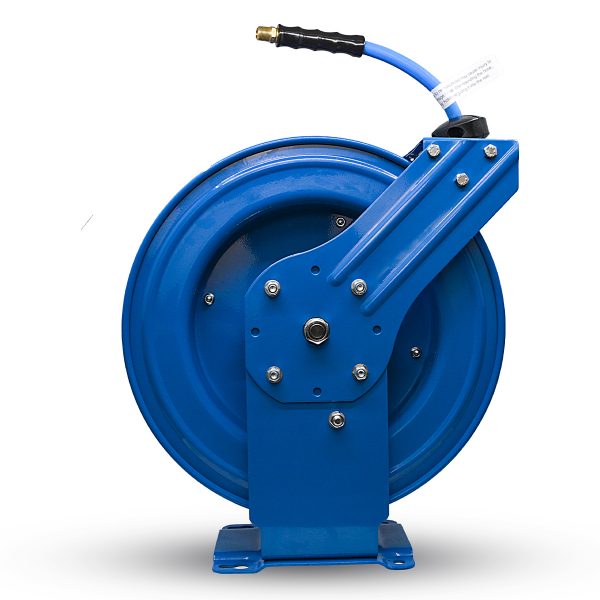 BluBird Air Hose Reel 3/8" Retractable Dual Arm Heavy Duty with Rubber Hose 300 PSI