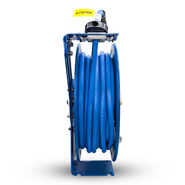 BluBird Air Hose Reel 3/8" Retractable Heavy Duty Steel Construction with Rubber Hose 300 PSI