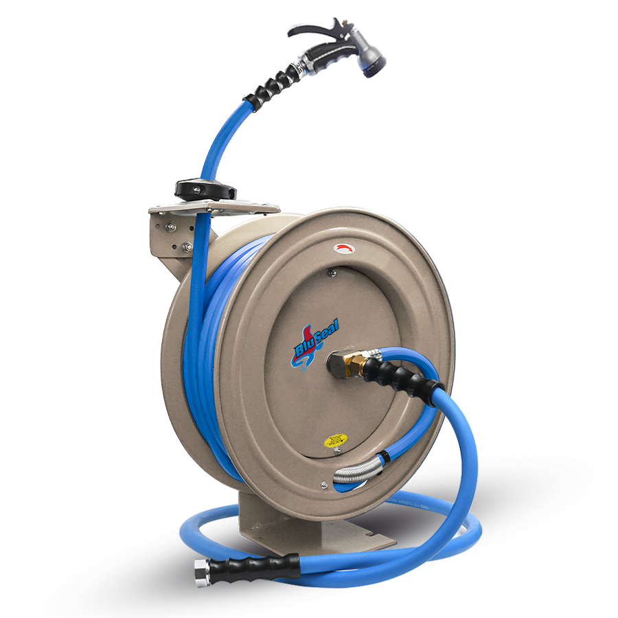 BluSeal Garden Hose Reel 3/4" x 50'  grey