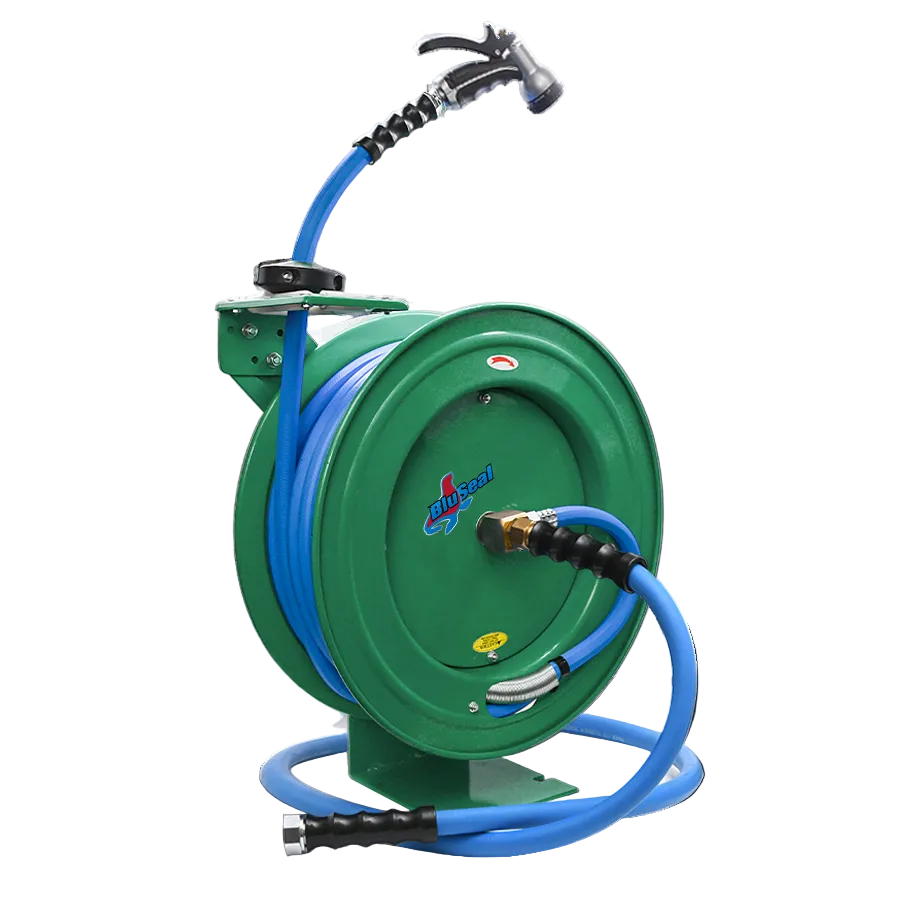 BluSeal Garden Hose Reel 3/4" x 50' green