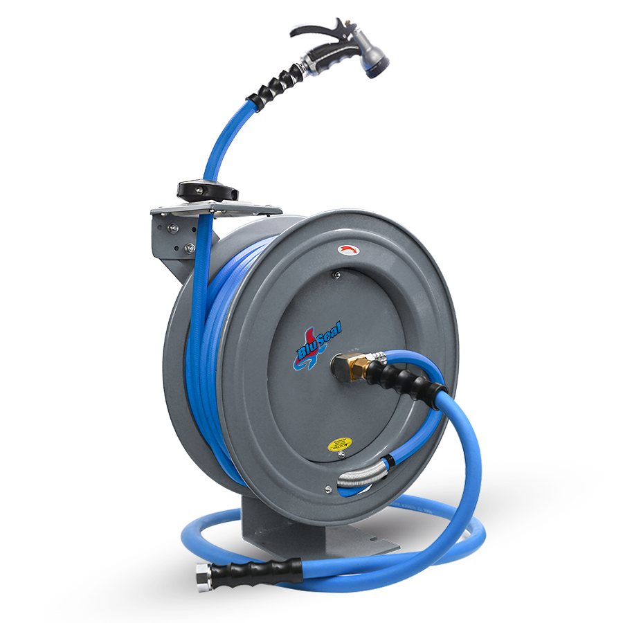 BluSeal Garden Hose Reel 3/4" x 50'  Blue