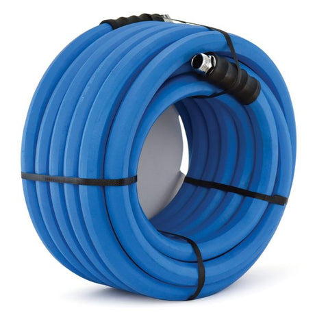 BluSeal 1" Lawn Garden Water Hose Hot/ Cold Lightweight Professional Grade 100% Rubber Hose