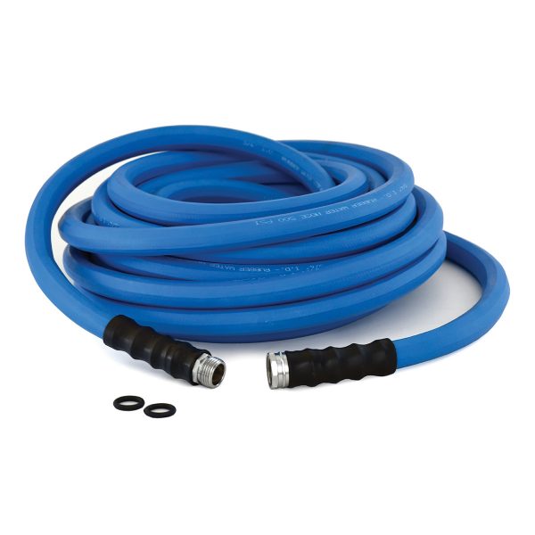 BluSeal 1" Lawn Garden Water Hose Hot/ Cold Lightweight Professional Grade 100% Rubber Hose