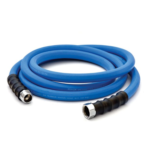 BluSeal 1" Lawn Garden Water Hose Hot/ Cold Lightweight Professional Grade 100% Rubber Hose