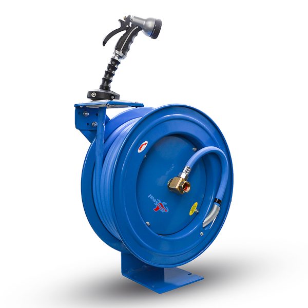 BluSeal Water Hose Reel 3/4 x 50' Retractable Steel Construction with –  TheBlueHose