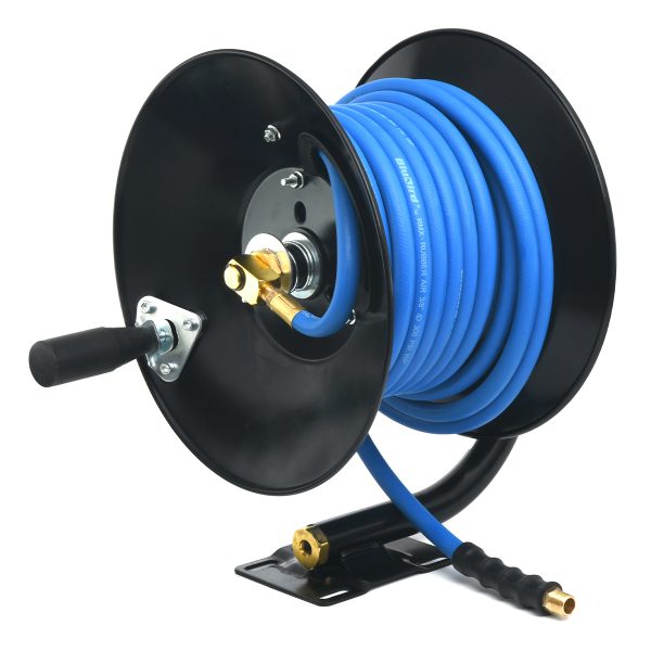 BluBird Manual Air Hose Reel with 3/8" x 50'