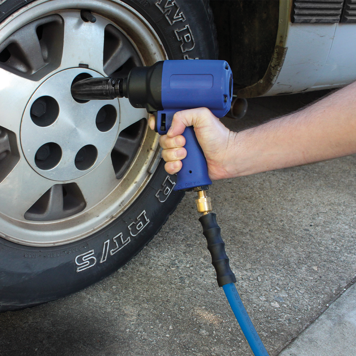 Swivel Ball Rubber Whip Hose