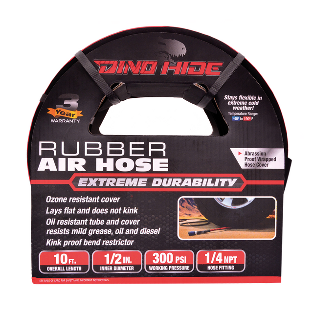 Dino-Hide Heavy Duty 1/2" Rubber Air Hose