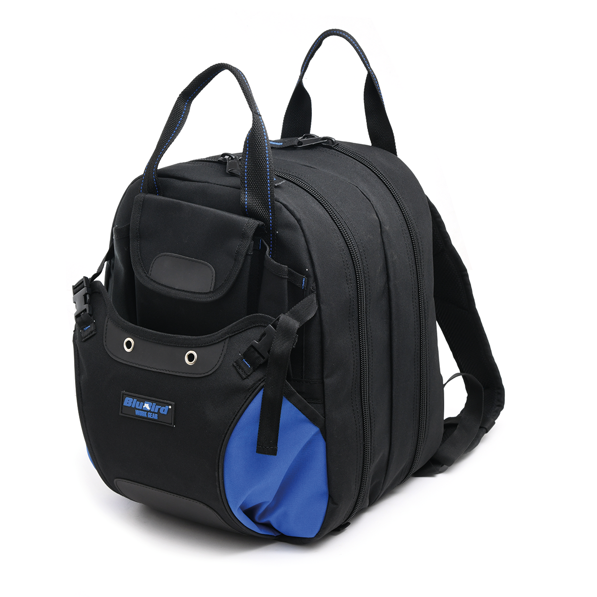 Work Gear Carpenters Tool Backpack with 48 Pockets