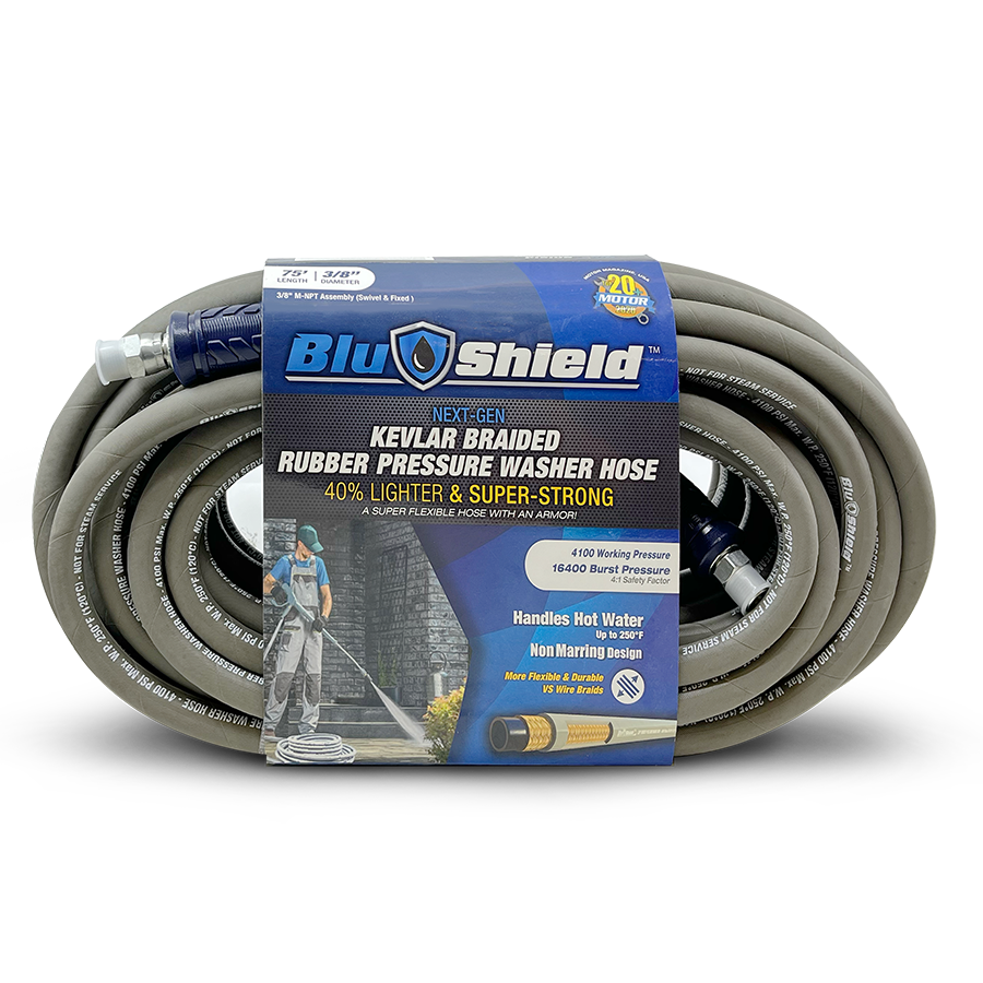 BluShield Aramid Braided 3/8" 4100PSI