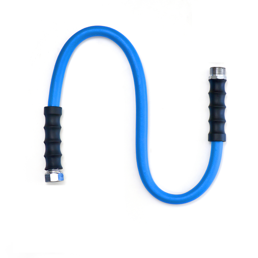 AG-Lite 3/4" x 6' Hot and Cold Water Lead-in Irrigation Hose with 3/4" GHT Fitting, 100% Rubber